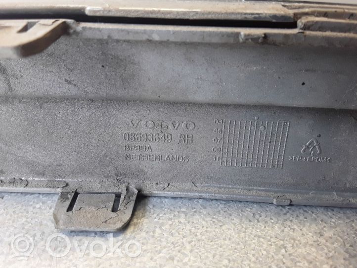 Volvo S60 Rear bumper trim bar molding 08693649