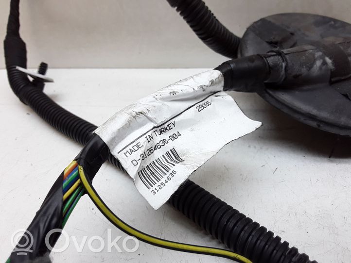 Volvo S60 Arnés de cableado de la puerta trasera/maletero 31254636