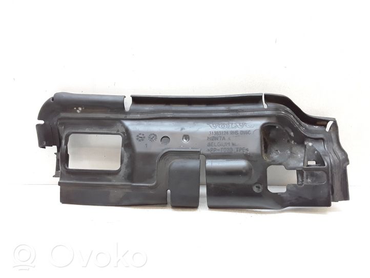 Volvo S60 Déflecteur d'air de radiateur de refroidissement 31383124