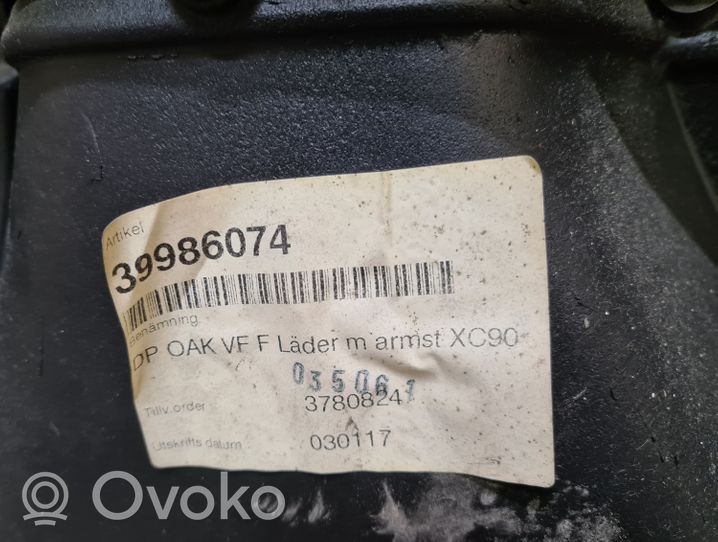 Volvo XC90 Garniture de panneau carte de porte avant 39986074