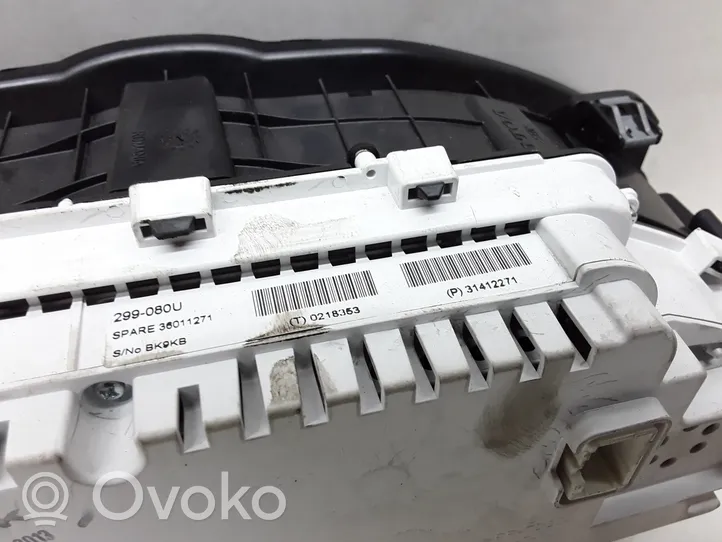 Volvo V40 Compteur de vitesse tableau de bord P31412271