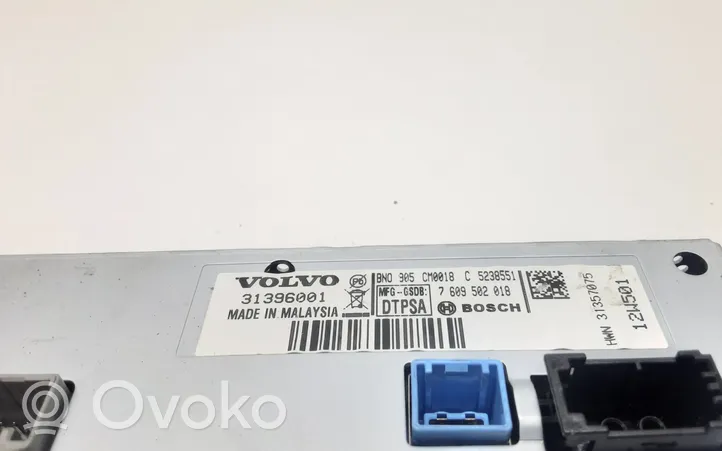 Volvo V60 Monitor / wyświetlacz / ekran 31396001