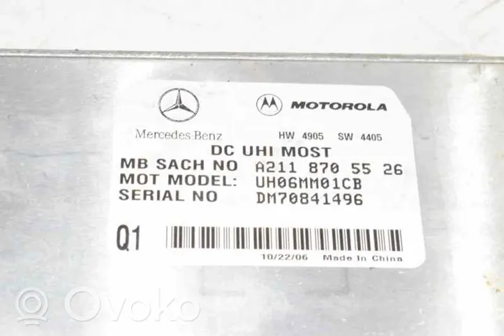 Mercedes-Benz R W251 Telefono valdymo blokas A2118705526