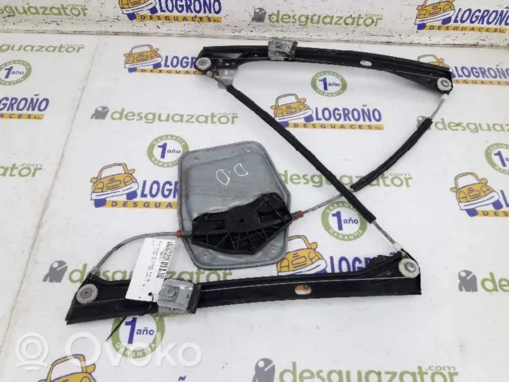 Volkswagen Golf V Regulador de ventanilla eléctrico de puerta delantera 1K4837462A