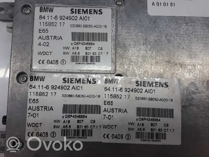 BMW 1 E81 E87 Sterownik / Moduł sterujący telefonem 84116924902