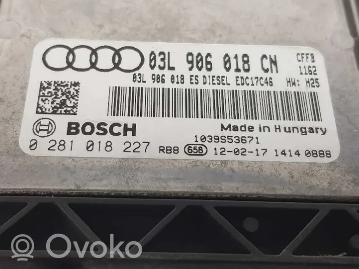 Audi RS Q3 Centralina/modulo del motore 03L906018CN