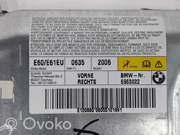 BMW 7 E65 E66 Poduszka powietrzna Airbag boczna 72126963022