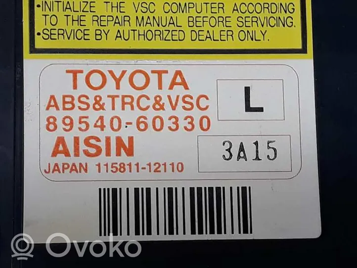Toyota Land Cruiser (J120) Sterownik / moduł ABS 8954060330