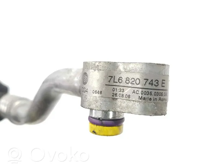 Audi Q7 4M Tubo flessibile di aspirazione del compressore ad aria dello pneumatico 7L6820743E