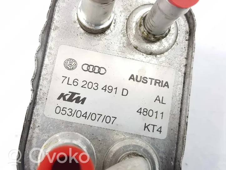 Audi Q7 4M Moottoriöljyn jäähdytinlaite 7L6203491D