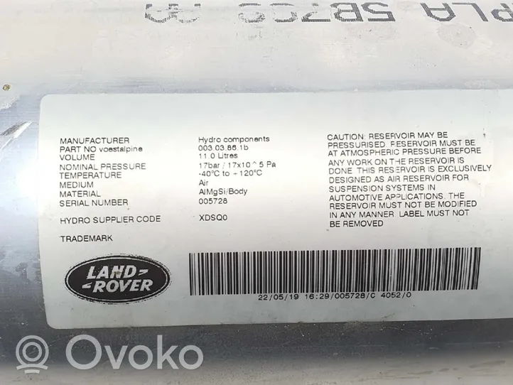 Land Rover Range Rover Sport L494 Ilmajousituksen painesäiliö HPLA5B709AA