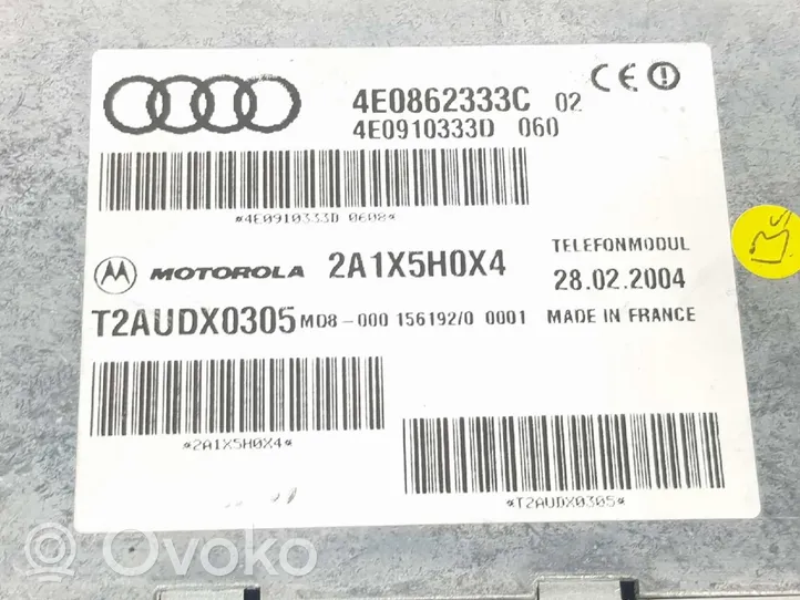 Audi A8 S8 D5 Centralina/modulo telefono 4E0862333C