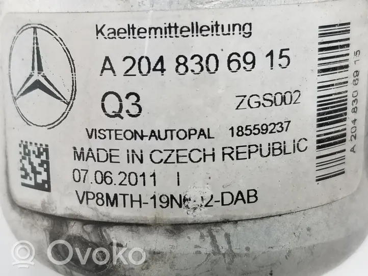 Mercedes-Benz GLK (X204) Przewód powietrza kompresora zawieszenia pneumatycznego osi tylnej A2048306915