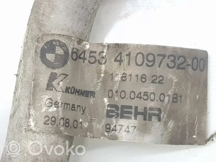 BMW 1 E81 E87 Przewód powietrza kompresora zawieszenia pneumatycznego osi tylnej 64509187296