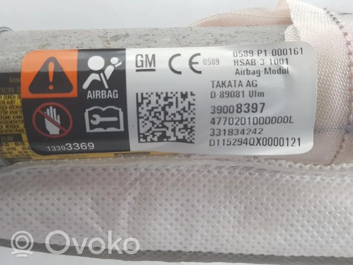 Opel Astra K Airbag da tetto 39008397