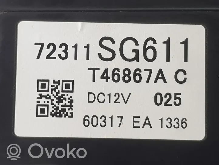 Subaru Forester SK Ilmastoinnin ohjainlaite 72311SG611
