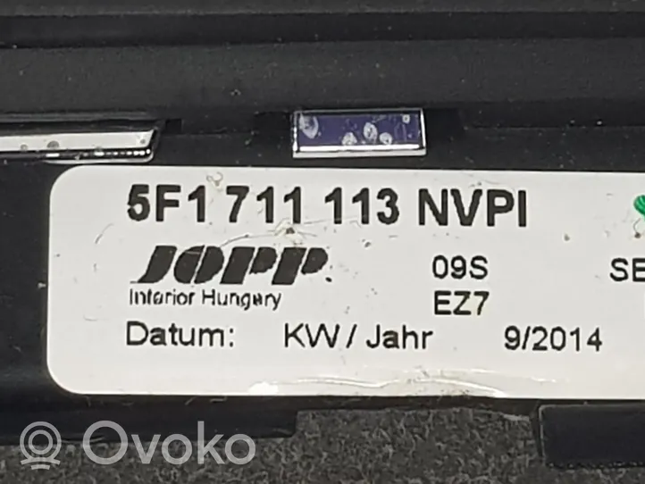 Seat Leon IV Vaihdevivun/vaihtajan verhoilu nahka/nuppi 5F1711113