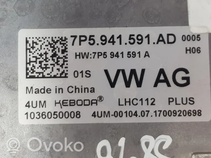 Seat Ateca Xenon-valojen ohjainlaite/moduuli 7P5941591AD