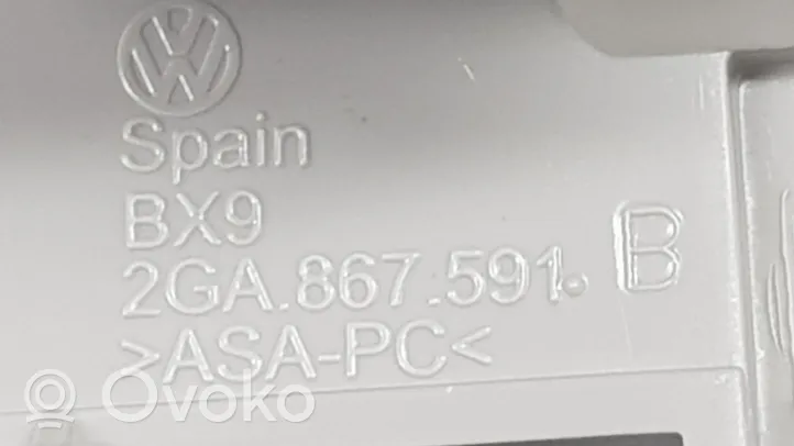 Volkswagen T-Roc Kattokonsolin valaisinyksikön koristelista 2GA867591B