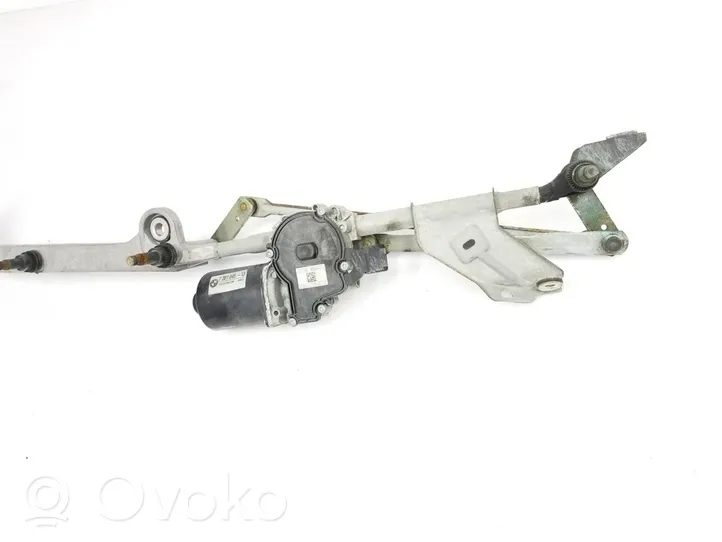 BMW 2 F46 Mechanizm i silniczek wycieraczek szyby przedniej / czołowej 61617301045