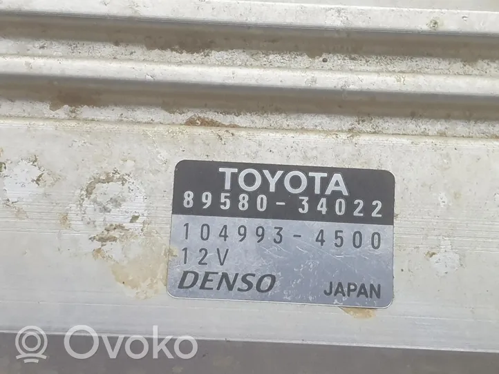 Toyota Land Cruiser J20 J20u Autres unités de commande / modules 8958134041