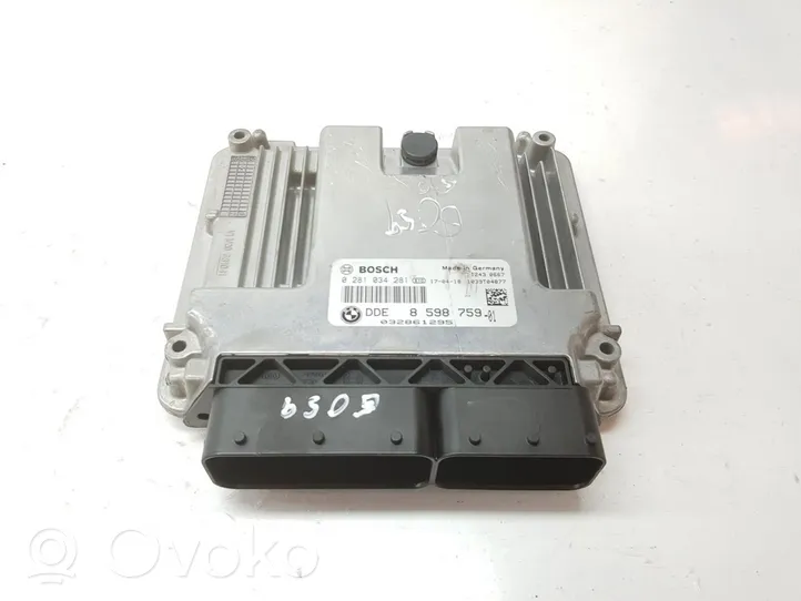 BMW 2 F46 Calculateur moteur ECU 8598759