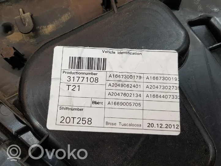 Mercedes-Benz ML AMG W166 El. Lango pakėlimo mechanizmo komplektas A1667300279