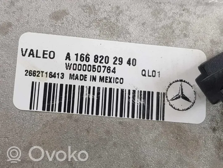 Mercedes-Benz ML AMG W166 Tiranti e motorino del tergicristallo anteriore A1648202442