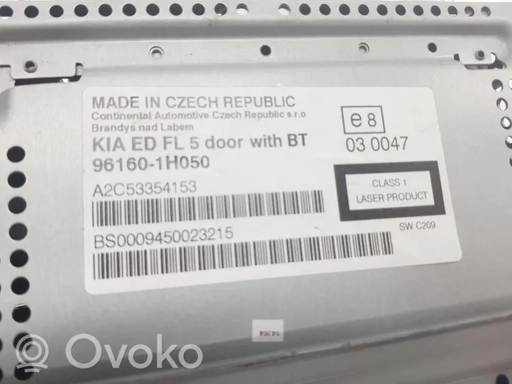 KIA Ceed Radio/CD/DVD/GPS-pääyksikkö 961601H050