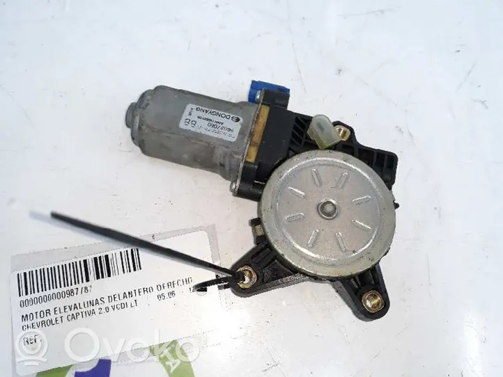 Chevrolet Captiva Moteur de lève-vitre de porte avant 96627080