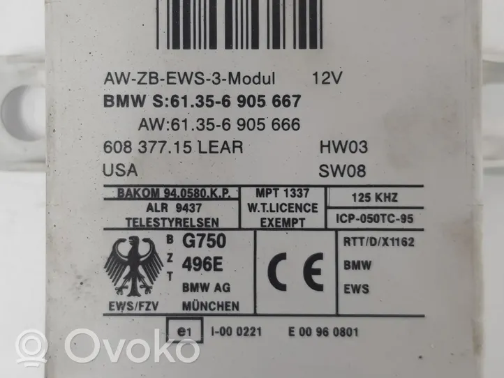 BMW Z4 E85 E86 Kiti valdymo blokai/ moduliai 61356905667