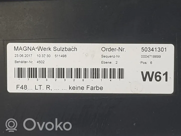 BMW X1 F48 F49 Kynnyksen/sivuhelman lista 51777332328