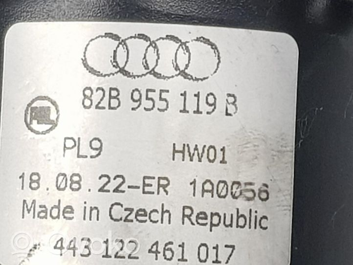 Audi A1 Tringlerie et moteur d'essuie-glace avant 82B955023B