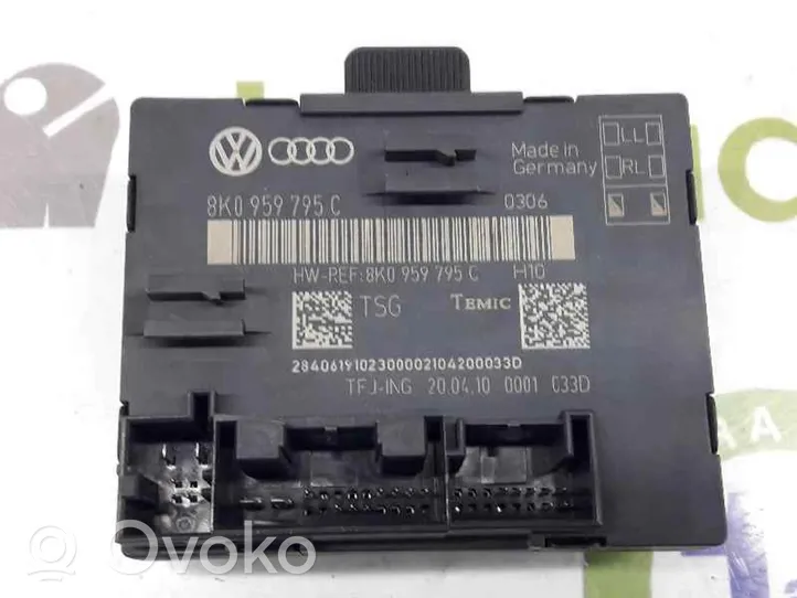 Audi Q5 SQ5 Centralina/modulo chiusura centralizzata portiere 8K0959795C