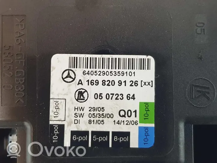 Mercedes-Benz B W245 Centrālās atslēgas vadības bloks A1698209126