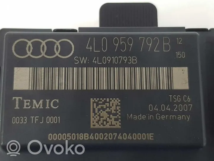 Audi Q7 4M Centralina/modulo chiusura centralizzata portiere 4L0959792B