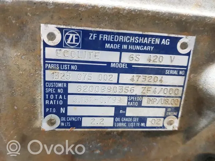 Renault Master III Mechaninė 5 pavarų dėžė ZF4000