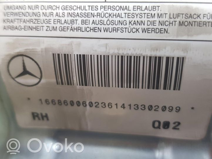 Mercedes-Benz ML AMG W166 Airbag da tetto A1668600602