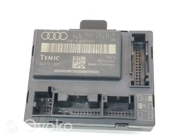 Audi Q7 4M Centralina/modulo chiusura centralizzata portiere 4L0959792B