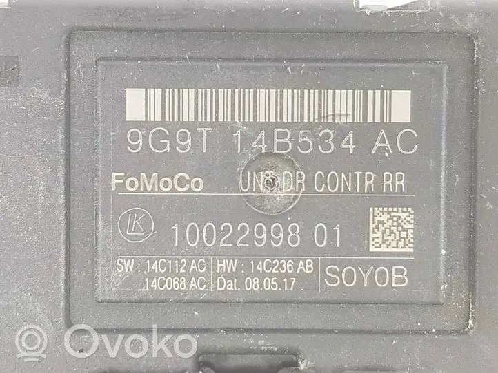 Volvo XC60 Sterownik / Moduł centralnego zamka 9G9T14B534AC