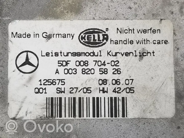 Mercedes-Benz CLS C218 AMG Ksenona vadības bloks A0038205829