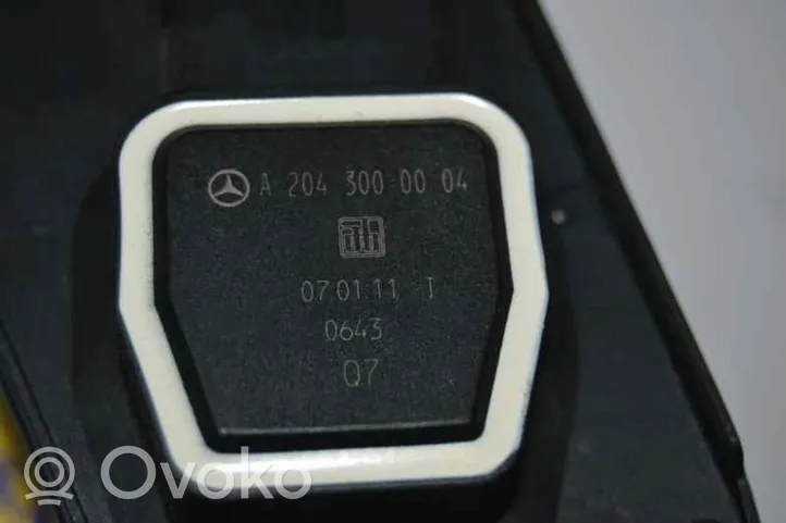 Mercedes-Benz E A207 Pedale dell’acceleratore A2043000004