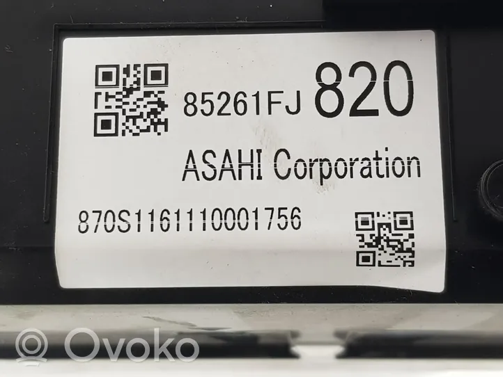 Subaru XV I Monitor/display/piccolo schermo 85261FJ820