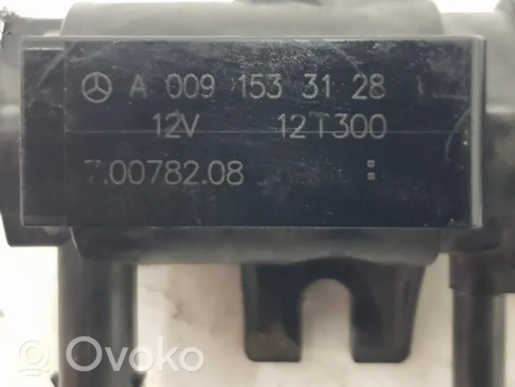 Mercedes-Benz ML AMG W166 Electrovanne Soupape de Sûreté / Dépression A0091533128