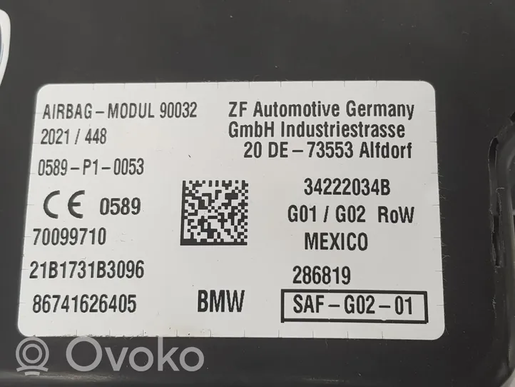 BMW X4 G02 Sivuturvatyyny 72127416264