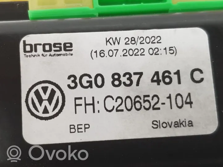 Volkswagen Passat Alltrack Mécanisme de lève-vitre avec moteur 3G0837461C