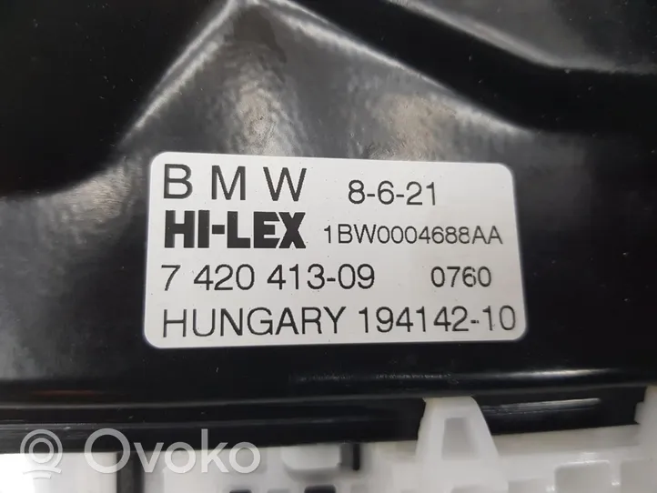 BMW X2 F39 Elektryczny podnośnik szyby drzwi tylnych 51357462605