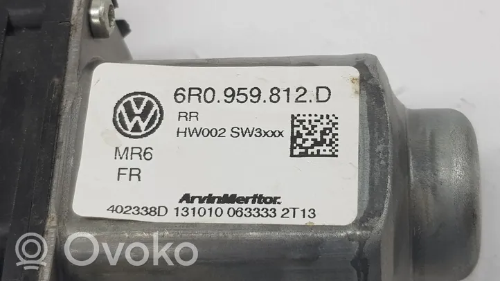 Volkswagen Amarok Silniczek podnoszenia szyby drzwi tylnych 6R0959812D