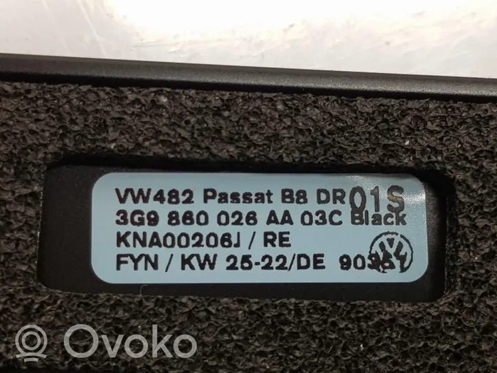 Volkswagen PASSAT B7 Relingi dachowe 3G9860026AA