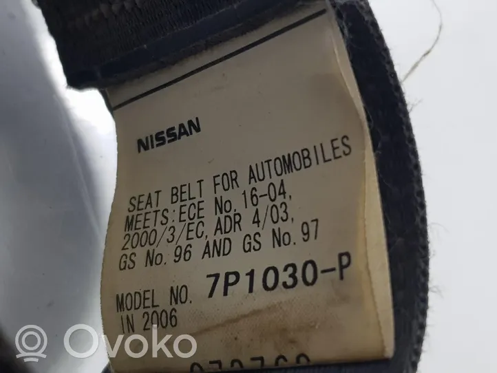 Nissan NP300 Etuistuimen turvavyön solki H6884EB30B